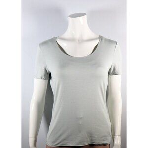Armani Collezioni Women's Size 46 US10 XL Mint Green T-Shirt Short Sleeve Blouse